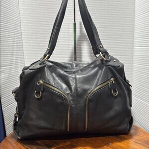 Ted Baker Black Leather Shoulder Bag